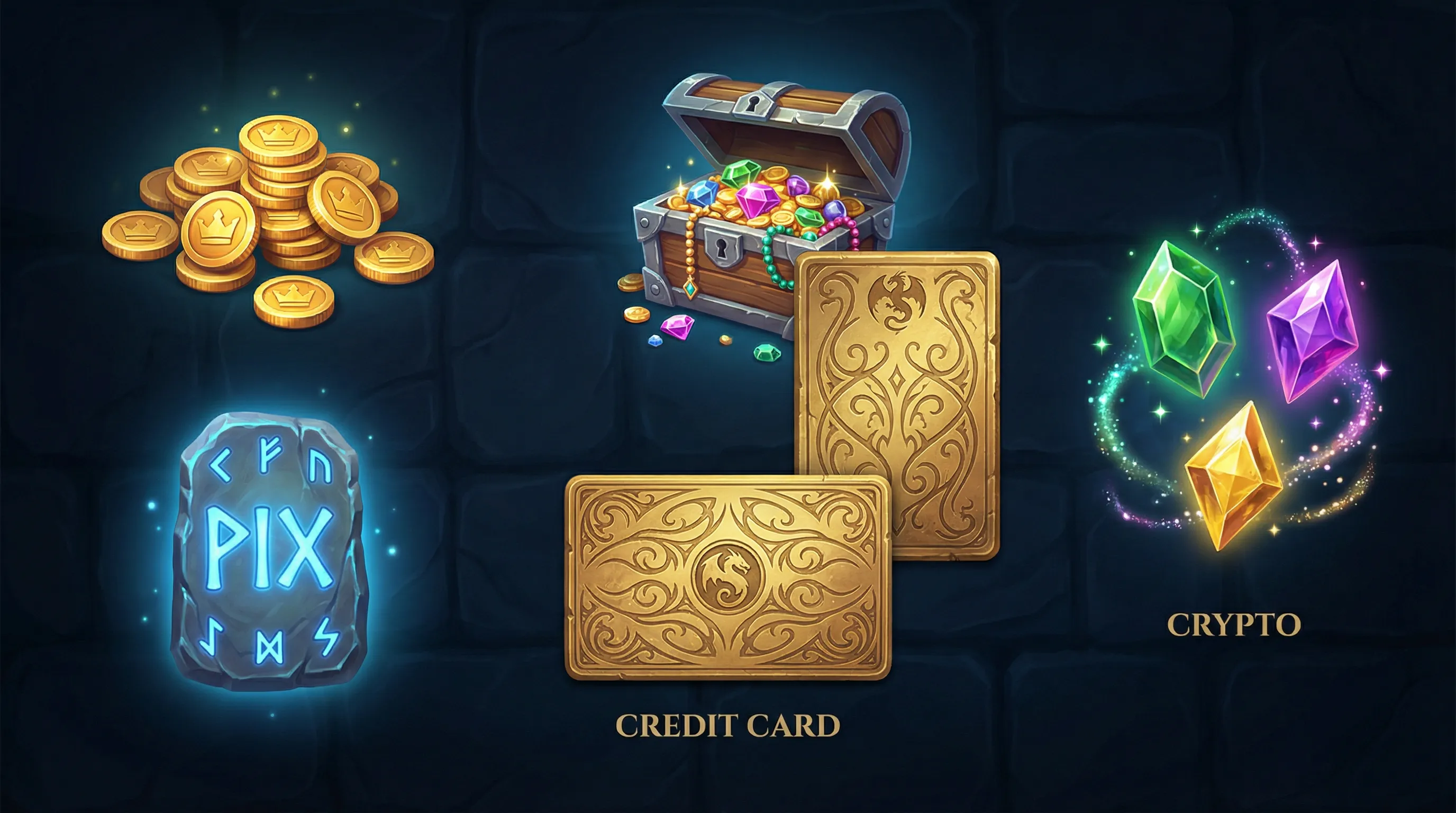 Métodos de Pagamento bethorse - PIX, Cartões, Crypto